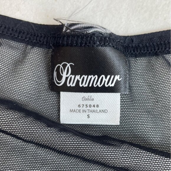 Felina Black Mesh High-Waist Panties Comfortable & Stylish Lingerie Sz S- NEW - Picture 6 of 7